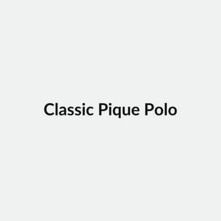 Classic Pique Polo