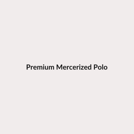 Premium Mercerized Polo