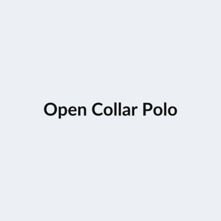 Open Collar Polo