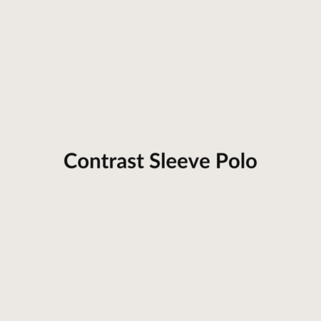 Contrast Sleeve Polo