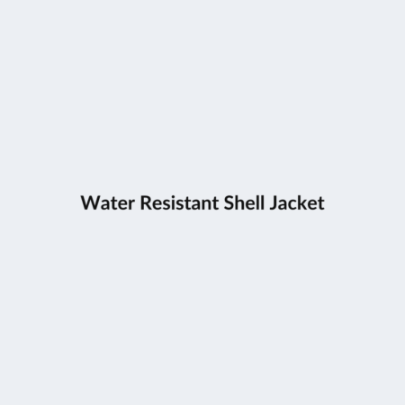 Water Resistant Shell Jacket