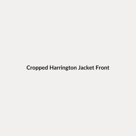 Cropped Harrington Jacket