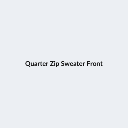 Quarter Zip Sweater