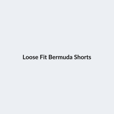 Loose Fit Bermuda Shorts