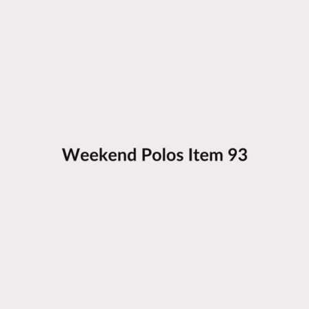 Weekend Polos Item 93