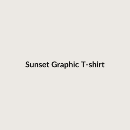 Sunset Graphic T-shirt