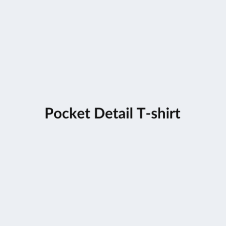 Pocket Detail T-shirt