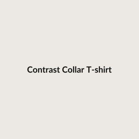 Contrast Collar T-shirt