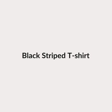 Black Striped T-shirt