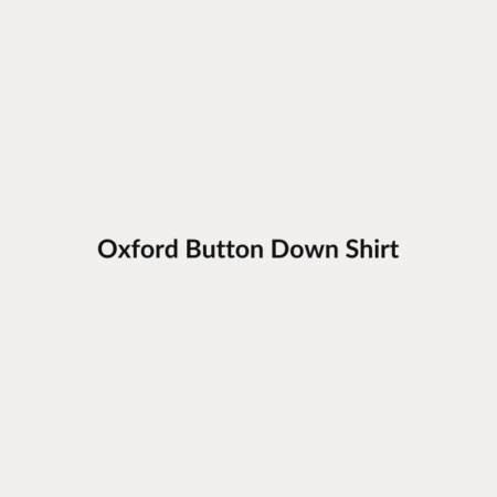 Oxford Button Down Shirt