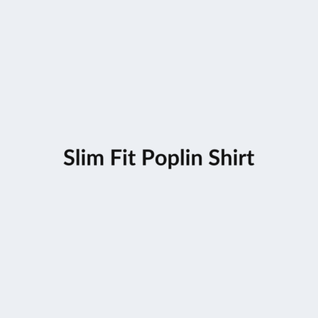 Slim Fit Poplin Shirt