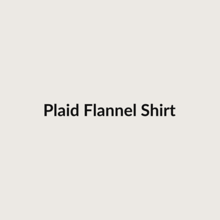 Plaid Flannel Shirt