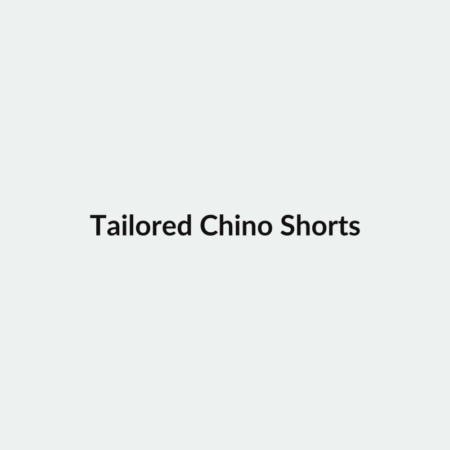 Tailored Chino Shorts