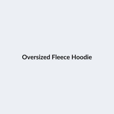 Oversized Fleece Hoodie