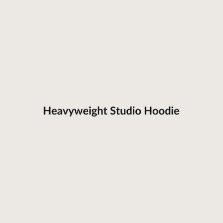 Heavyweight Studio Hoodie